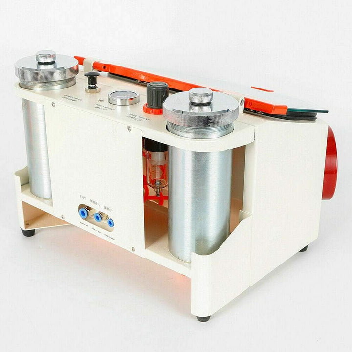 Dental Double Pen Poliermaschine Sandstrahlgerät Sandstrahlkabine Sandstrahler Feine Sandstrahl Sand