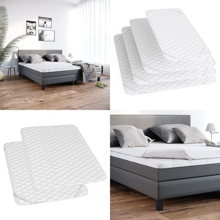 Vitalispa Matratzenschoner, Weiss, 140 x 200 cm Versteppung, 140 x 200 cm