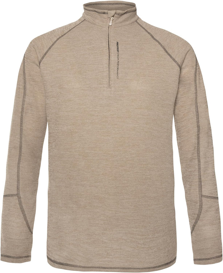 Protest Men Langer Ärmel PRTLOUISIANA XS Kitoffwhite, XS Kitoffwhite