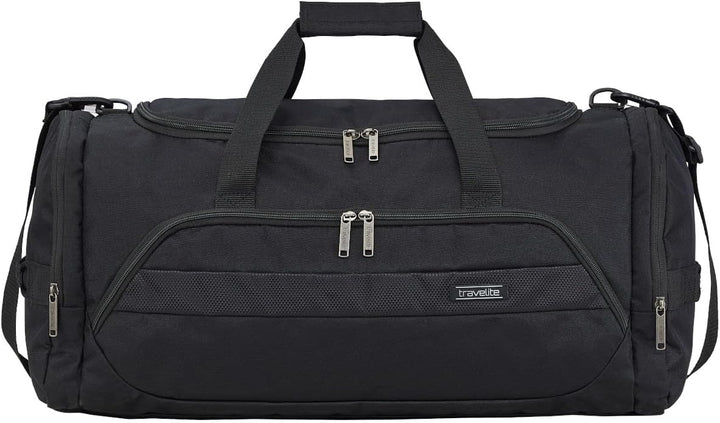 Travelite CHIOS Kofferset mit 4 Rollen Gr. L/M (inkl. Reisetasche + Beautycase) Schwarz, Schwarz