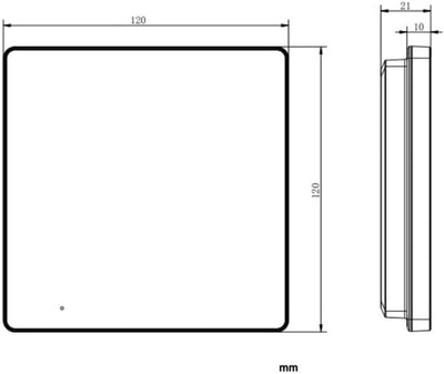MATHFEL WLAN IP 2 Familienhaus Video Türsprechanlage, Unterputz-Türstation IP65, Full HD-Kamera 130°