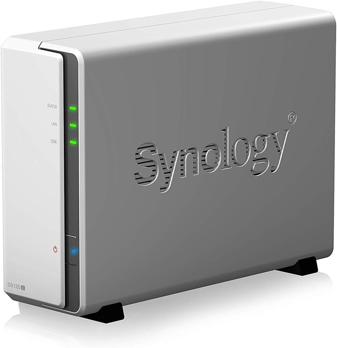 Synology DS120j 1 Bay Desktop NAS Enclosure, Black
