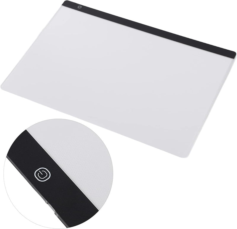A2 Light Drawing Pad, 3-stufige Helligkeitsanpassung, Tracing Light Box, USB-betriebener LED-Licht-S