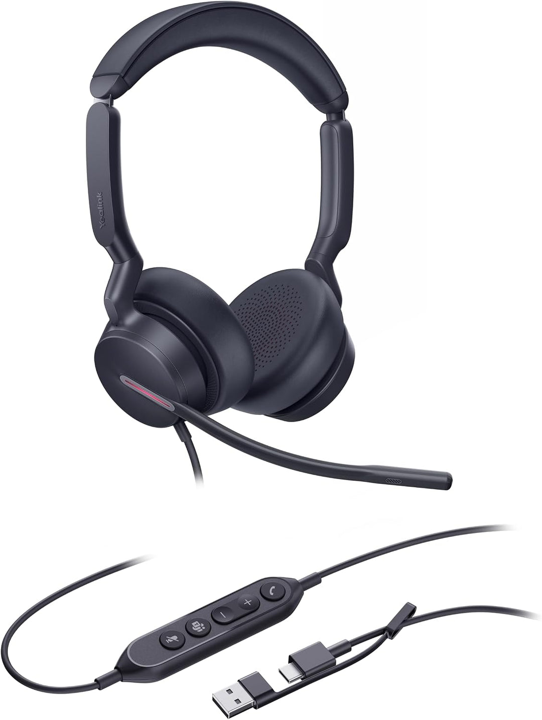 Yealink Headset UH46 Dual Teams USB-C/A onesize, onesize