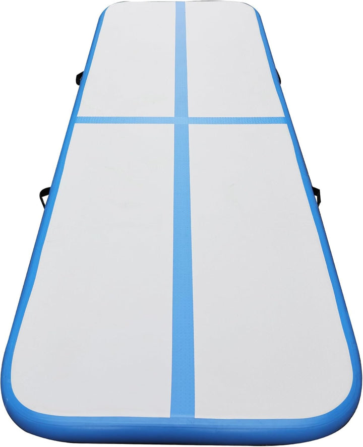 Air Track 300 x 100 x 10 cm, blau/grau mit manueller Pumpe