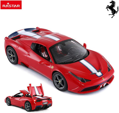 Rastar Ferrari ferngesteuertes Auto, 1 : 14 Ferrari 458, Special A, rotes Spielzeugauto – Cabrio, au