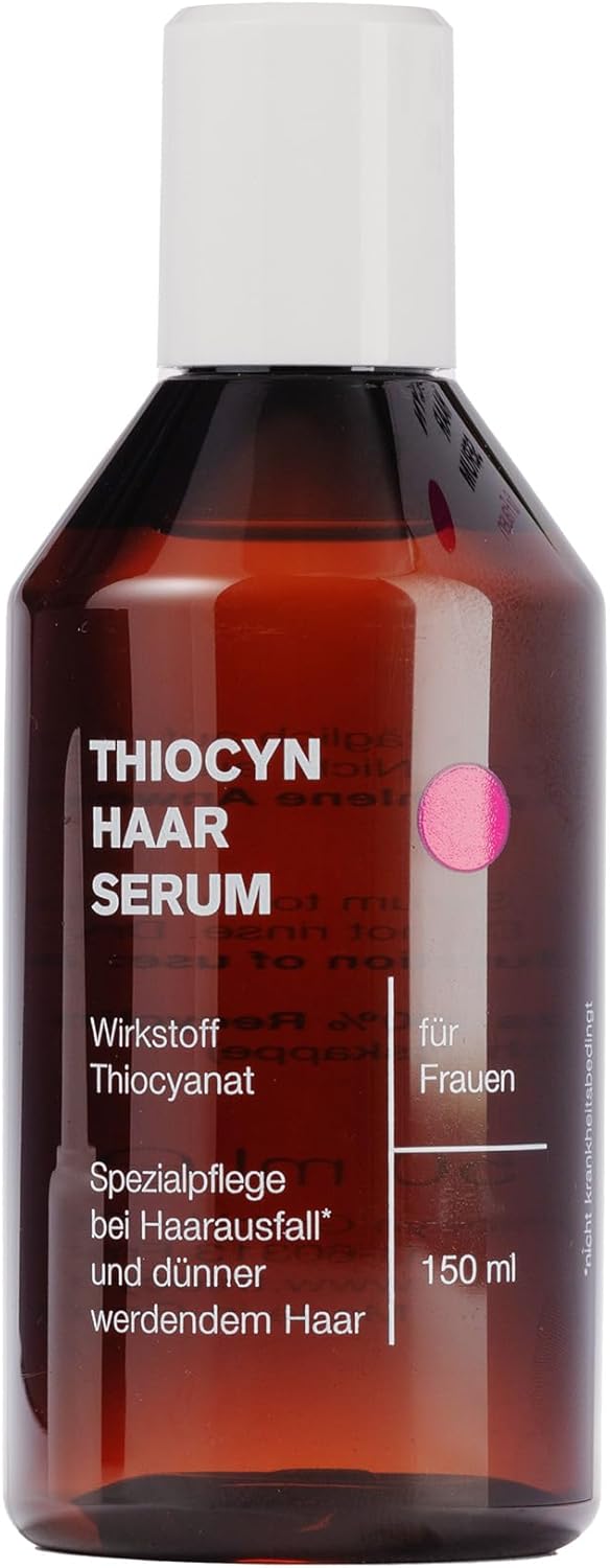 Thiocyn Haarserum gegen Haarausfall Frau 150 ml - Haarwachsstum beschleunigen mit Thiocyanat, Biotin