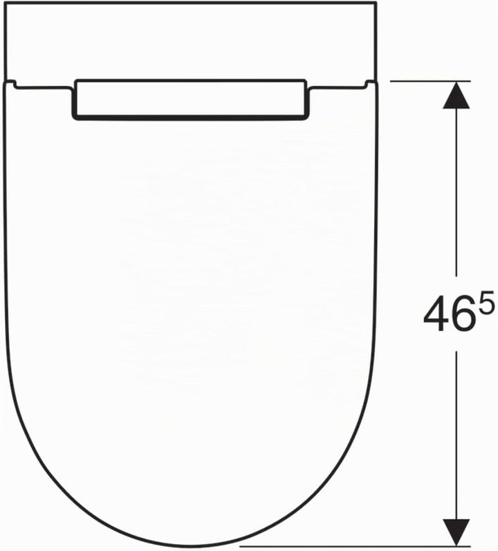 Geberit One Wand-WC 37x54x34,3 cm Weiss