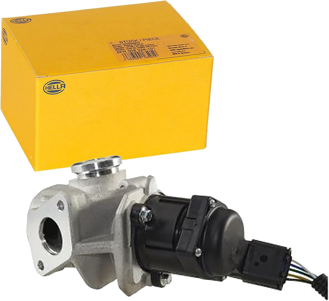 HELLA 6NU 010 171-651 AGR-Ventil - elektronisch - 5-polig - mit Dichtung - mit Schelle