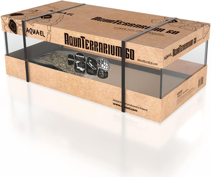Aquaterrarium 60 schwarz 60 x 30 x 20.5 cm (Pack of 1), schwarz 60 x 30 x 20.5 cm (Pack of 1)