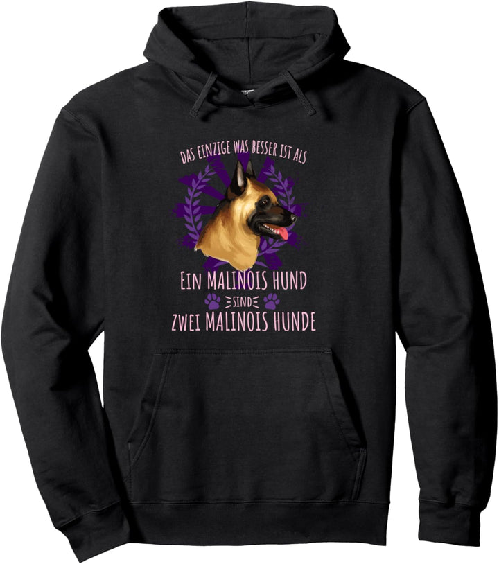Zwei Malinois Hunde sind besser als ein Malinois Pullover Hoodie