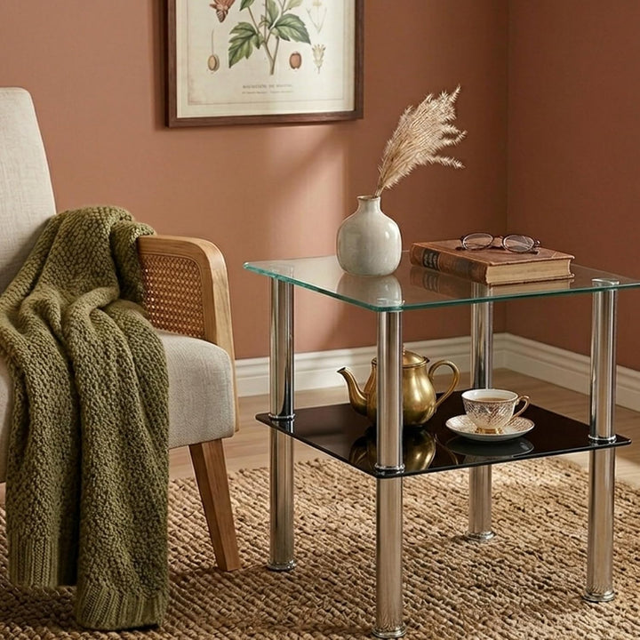 CasaXXl Couchtisch Glas mit Sicherheitsglas & Facettenschliff - Glastisch perfekt geeignet als Beist