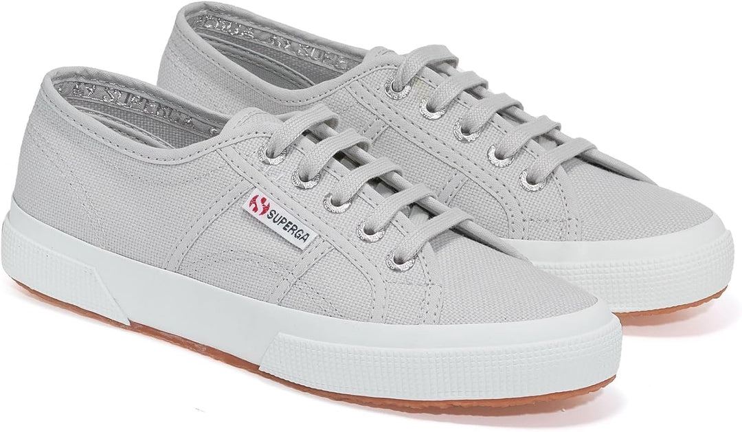 Superga 2750 Linu, Damen Schnürsneaker 35 EU Grau Grey Ash 04y, 35 EU Grau Grey Ash 04y