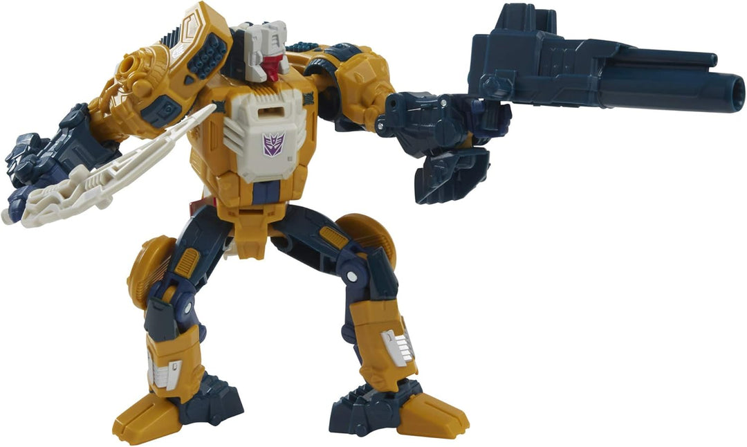 Transformers Moderne Figur 2021 in Retro Verpackung Decepticon Headmaster Weirdwolf mit Monxo