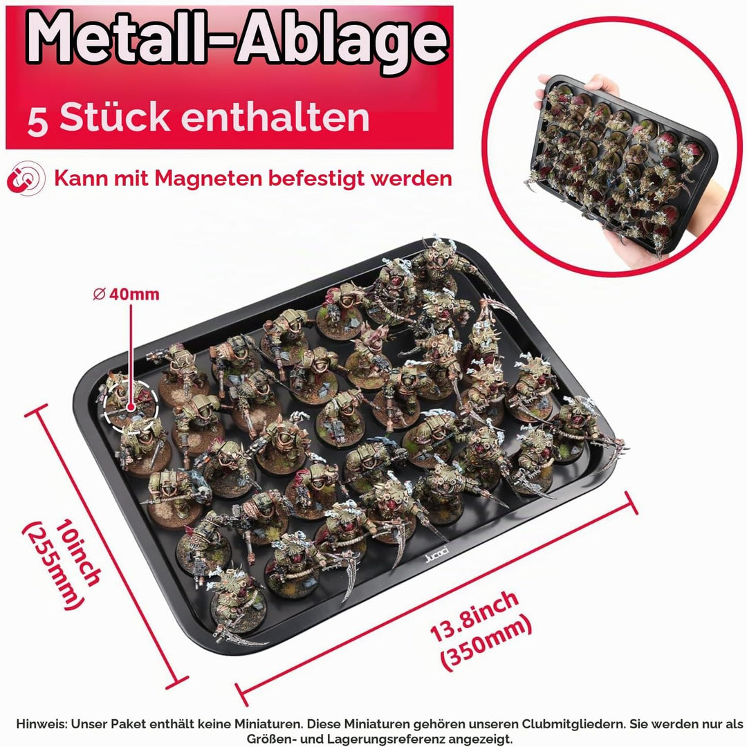 Jucoci Miniaturen Aufbewahrungskoffer Miniaturen Transportkoffer (Grossformat mit Licht) Grosses For