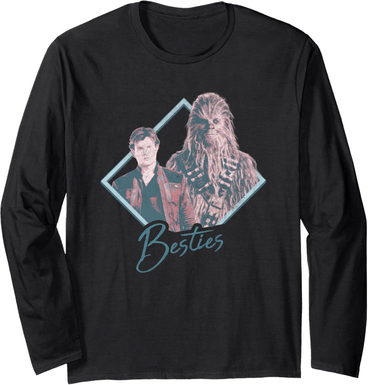 Star Wars Han Solo Movie Chewie Duo Besties Langarmshirt