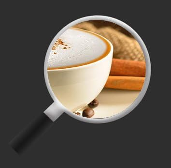 islandburner Bild Bilder auf Leinwand Cappuccino Kaffee Kaffebohnen Gemütlich 4L XXL Poster Leinwand