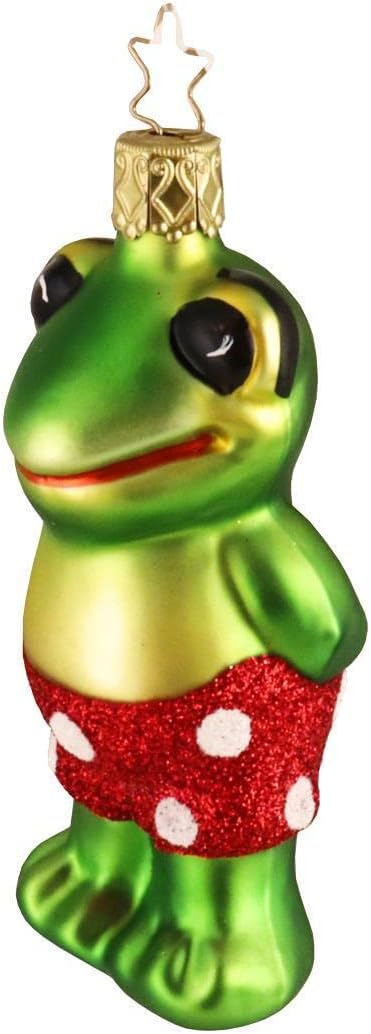 Inge-glas® Weihnachts-Hänger Frosch Plitsch-Platsch | IG-10099S022 | 4061752134470