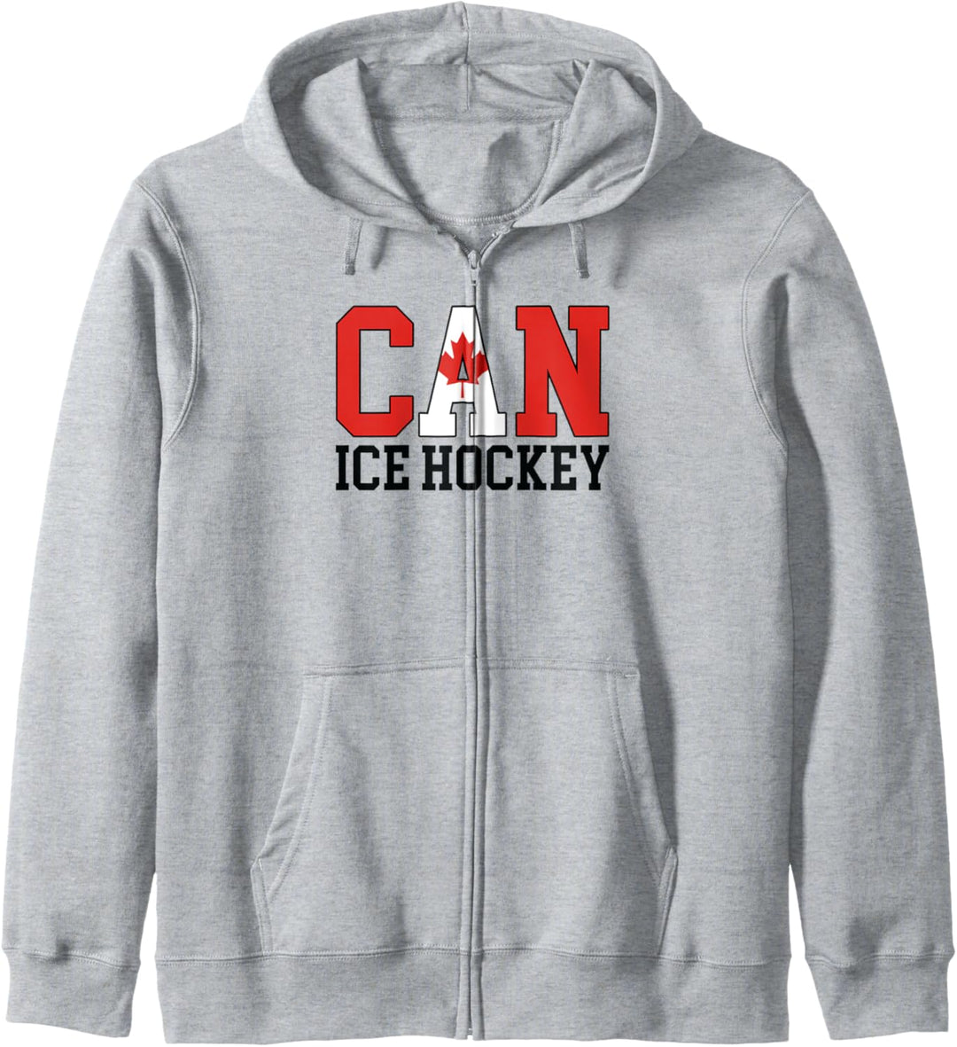 Kanada Flagge Hockeyspieler - Kanadische CAN Eishockey Kapuzenjacke