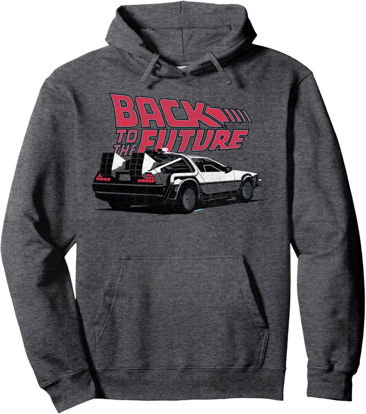 Back To The Future Retro Vintage Delorean Pullover Hoodie