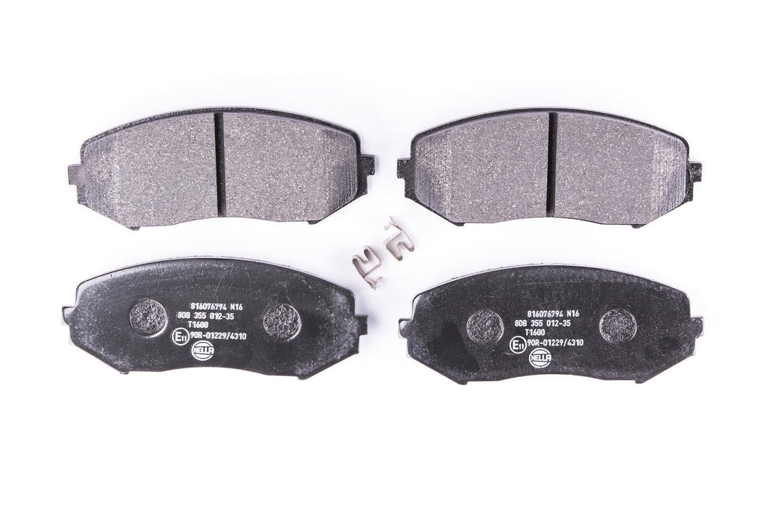 HELLA PAGID 8DB 355 012-351 Bremsbelagsatz - T1600 - Dicke/Stärke: 17mm - Bremssystem: Tokico - mit