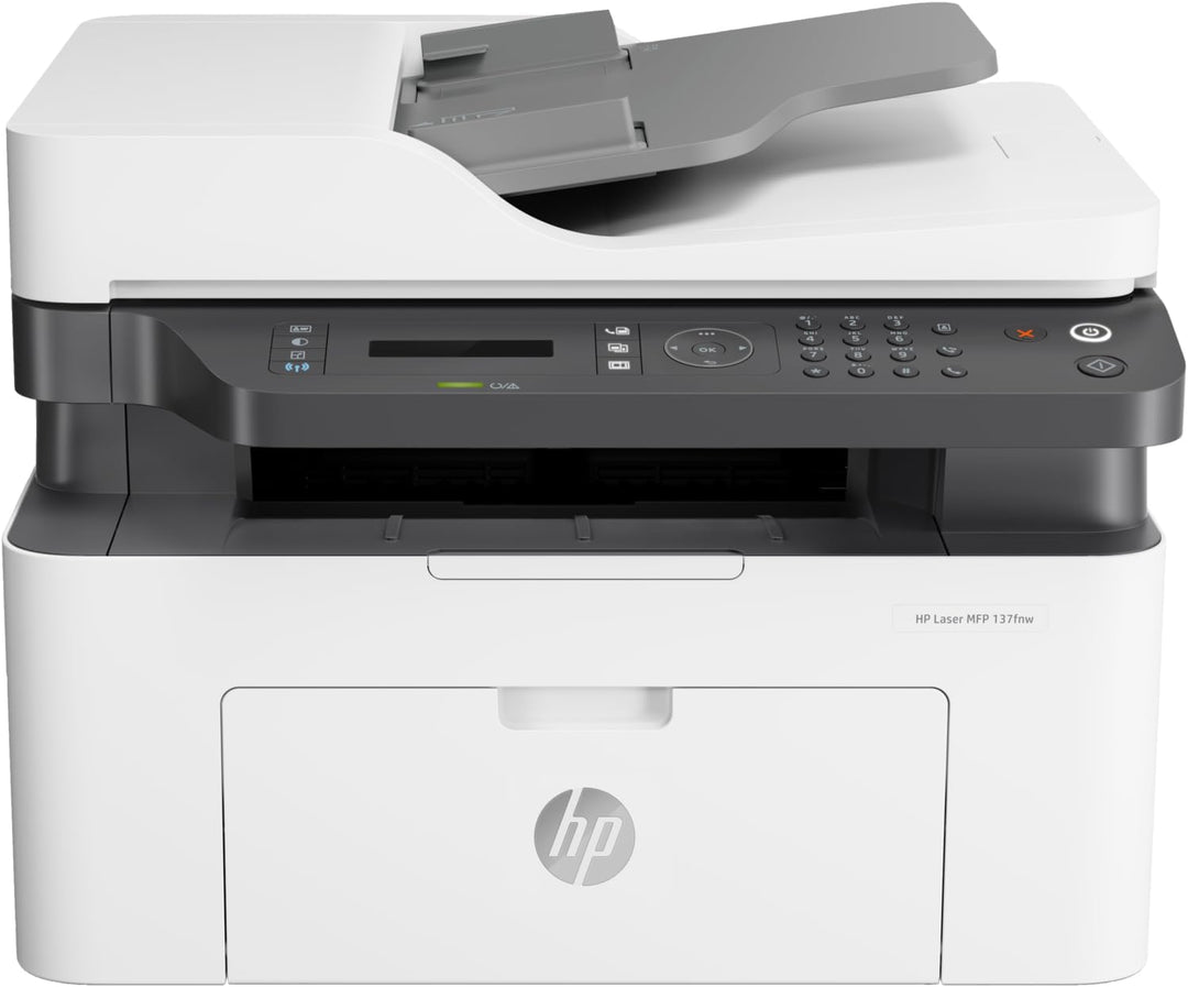 HP Laser 137fnw Laser-Multifunktionsdrucker (Laserdrucker, Kopierer, Scanner, Fax, WLAN)
