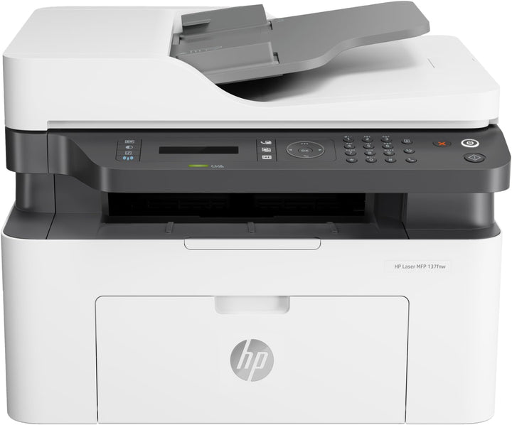 HP Laser 137fnw Laser-Multifunktionsdrucker (Laserdrucker, Kopierer, Scanner, Fax, WLAN)