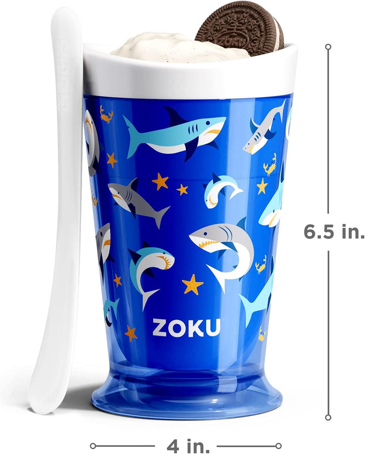 ZOKU Original Slush and Shake Maker - Slushy Cup für Einzelportions-Slushies, Frucht-Smoothies und M
