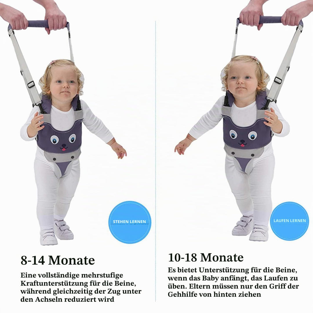 IULONEE Baby-Gehgeschirrgriff Verstellbarer Gehassistent für Kleinkinder Handgehaltenes Stehen und G
