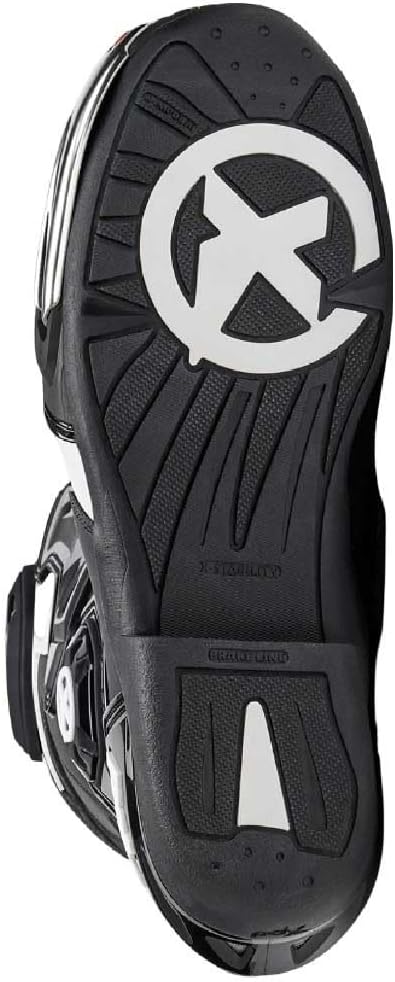 XPD XP6-S Motorrad Stiefel, schwarz/weiss, 39 39 EU Schwarz Weiss, 39 EU Schwarz Weiss