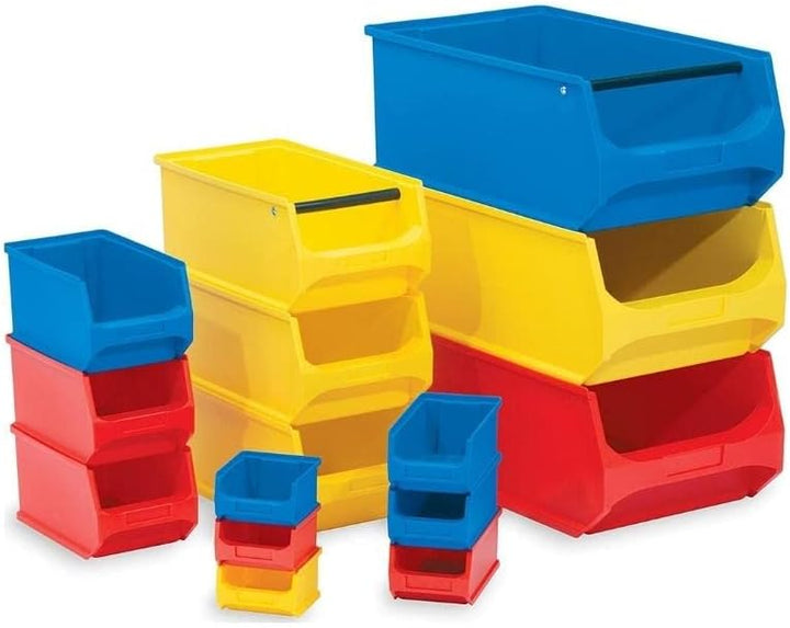 SuperSparSet 18x Graue Sichtlagerbox 4.0 | HxBxT 15x20x35cm | 7,2 Liter | Sichtlagerbehälter, Sichtl