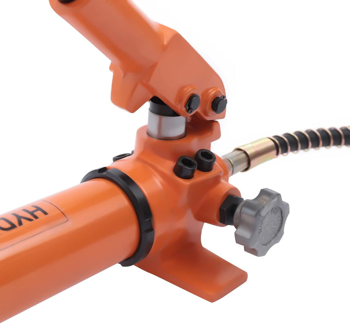 Hydraulik Handpumpe Manuelle Hydraulikpumpe mit Pumpstange 20 to. für Richtsatz Spreizer Druckzylind