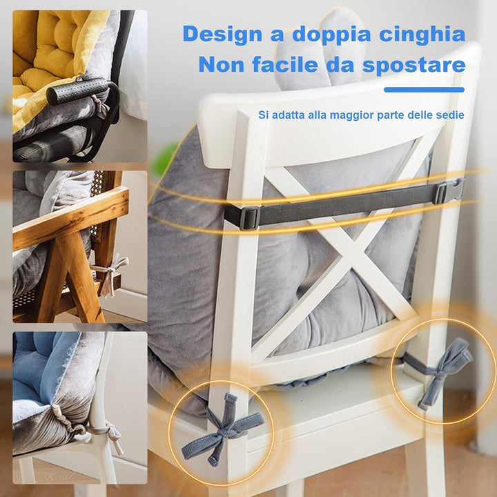Verdickte Sitzkissen Kaninchenohren Lazy Sofa Stuhlkissen, Orthopädisches Sitzkissen für Bürostühle