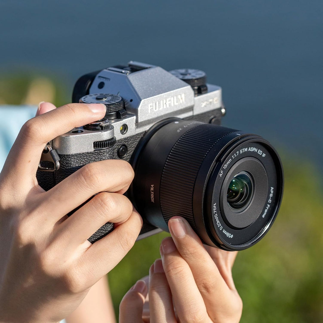 VILTROX 15 mm F1.7 XF Objektiv für Fuji, AF 15 mm f/1.7 Ultra-Weitwinkel-Autofokus APS-C XF Objektiv