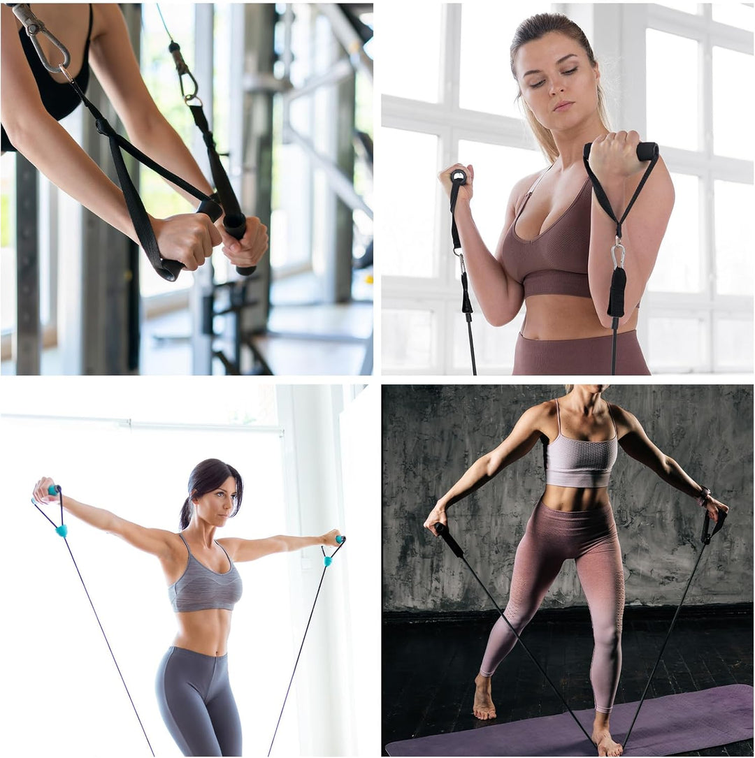 Bauchtrainer für Zuhause, Expander Fitness, Multifunktions Bauch Trainingsgerät, Widerstandsband mit