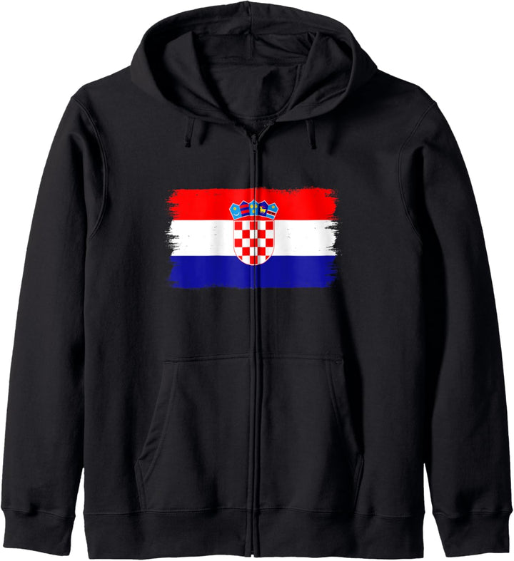 Kroatische Flagge Kroatien Kapuzenjacke