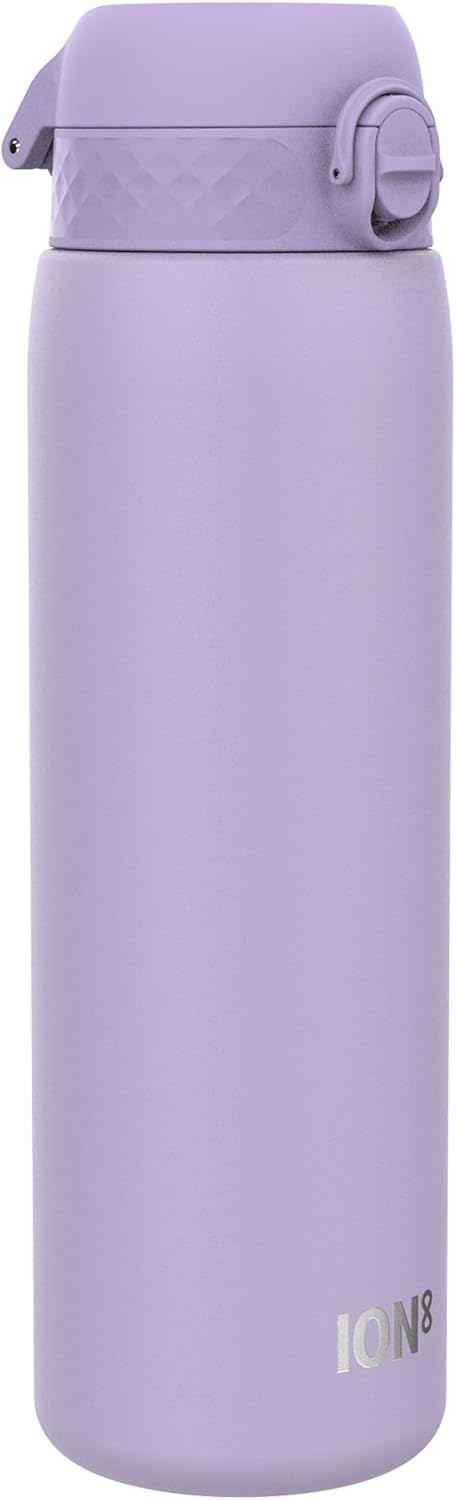 Ion8 Vakuumisolierte Edelstahl-Trinkflasche, 1 Liter, 920 ml, Auslaufsicher, Einhandöffnung, Sichere