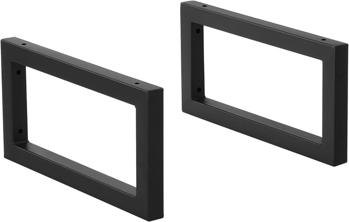 [en.casa] 2x Gestell 40x20cm Wandkonsole im 2er-Set Waschtischhalterung Waschtischkonsole Wandmontag