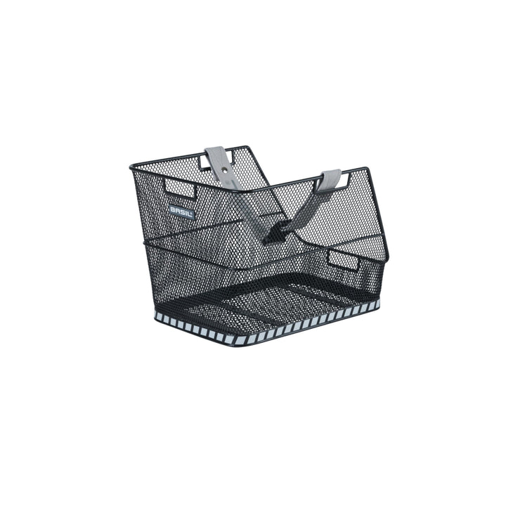 Basil Fahrradkorb Class Black, 38 x 31 x 27 cm Single, Single