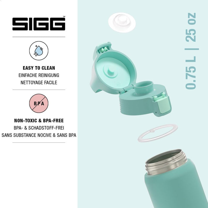 SIGG - Edelstahl Trinkflasche - Shield ONE - Für Kohlensäurehaltige Getränke Geeignet - Auslaufsiche
