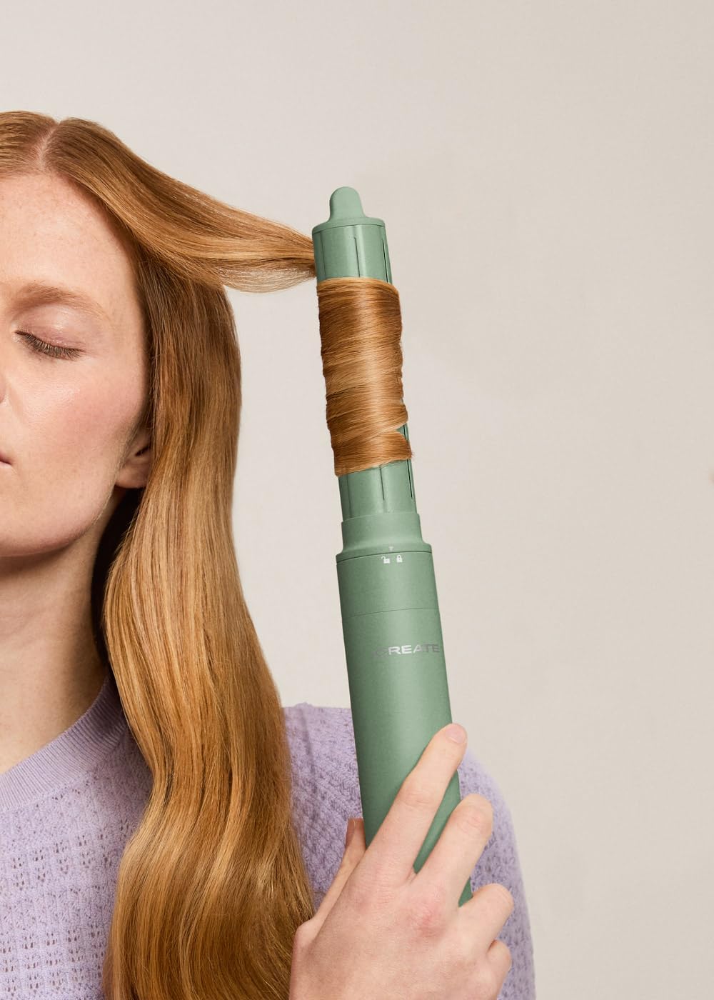 CREATE/ION STYLER PRO ADVANCE / 8-in-1-Ionen-Lufttrockner und Stylingbürste Salbeigrün/DC Brushless