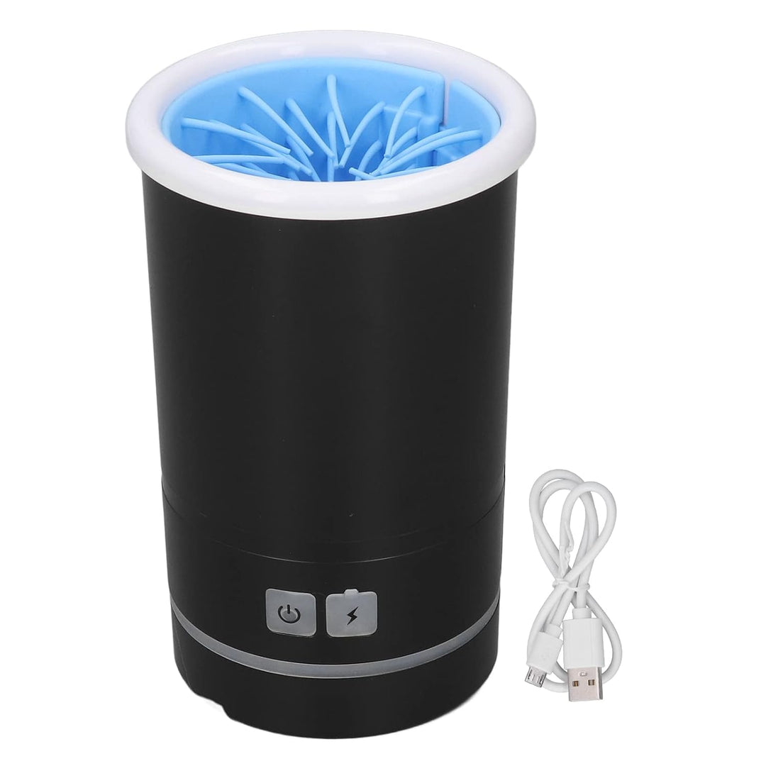Zerodis Hundepfotenreiniger, Automatischer Pfotenreiniger, USB-wiederaufladbare, Weiche Bürsten, Tra
