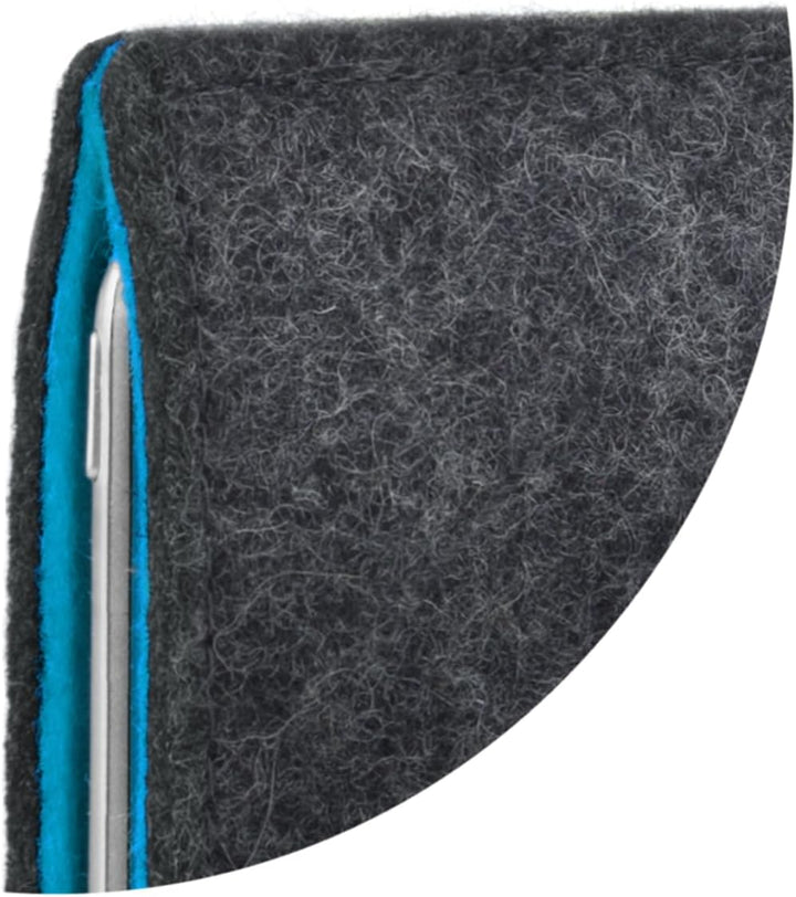 Stilbag massgeschneiderte Tablet-Hülle FINN | Tasche aus Filz Schutzhülle | Made in Germany Anthrazi