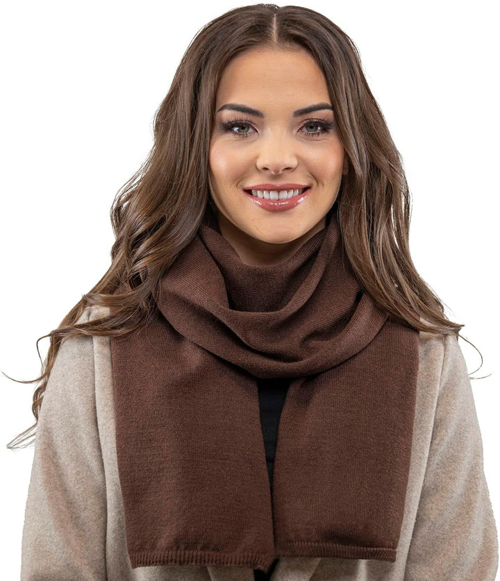 VIVISENCE Damen Winter Schal Warm Und Gemütlich Halsbedeckung An Winter Und Herbst Warm Dick Schal,