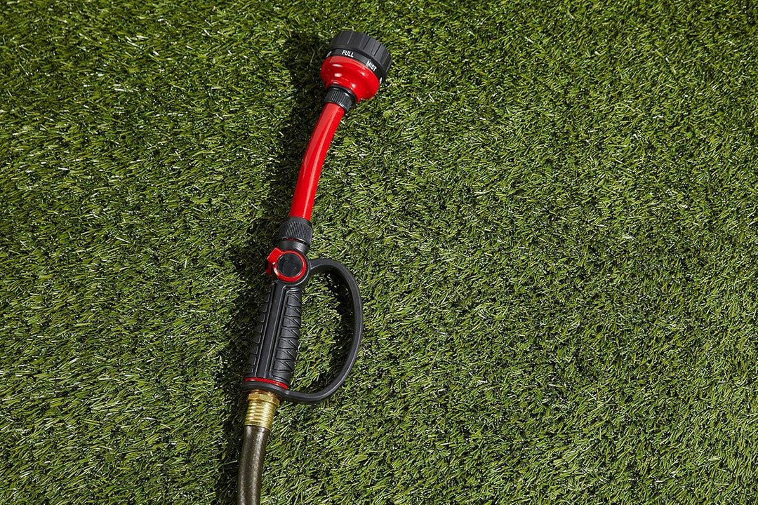 Orbit 58995 Pro Flo Bewässerungsstab mit Daumenkontrolle, 7 Muster, 35,6 cm, Rot, Schwarz Multipatte
