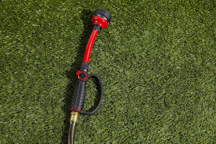 Orbit 58995 Pro Flo Bewässerungsstab mit Daumenkontrolle, 7 Muster, 35,6 cm, Rot, Schwarz Multipatte