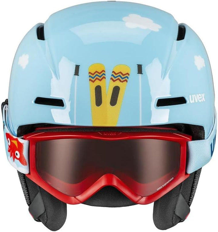 uvex viti Set - leichte, stylische Kombination aus dem viti Skihelm und der Speedy pro Skibrille für