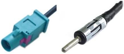 Audioproject A124 - Radioadapter Set Quadlock auf ISO + Antennenadapter Fakra auf DIN kompatibel für