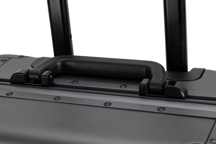 Travelhouse Oslo Alu Reisekoffer Graphit S-55cm & M-65cm Hartschalenkoffer Reise Trolley Koffer Set