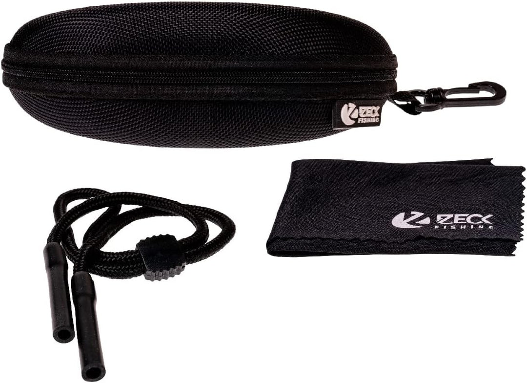 ZECK Predator Polarized Glasses Polarisationsbrille zum Spinnfischen, Polbrille zum Raubfischangeln,